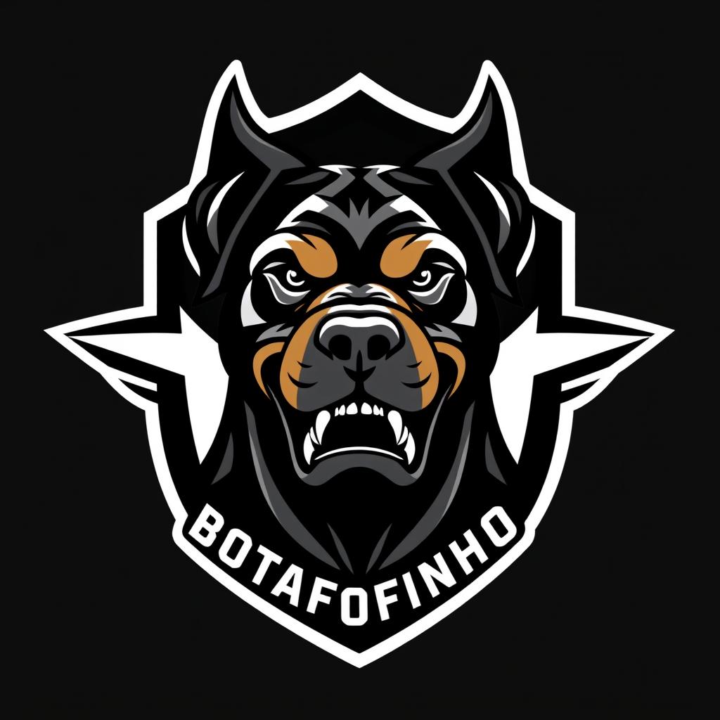 A sports team logo for a football e-sports team named BOTAFOFINHO