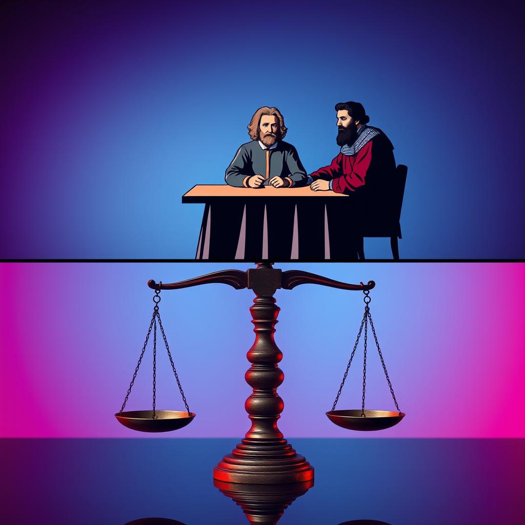 An image split into two parts