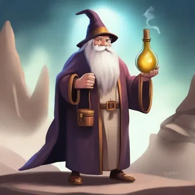 In the land of Eldoria, the ancient wizard carried an ampulla filled with magical elixir.