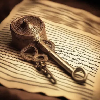 In the novel, the protagonist discovered an ancient ampulla that held the key to unlocking a hidden treasure.
