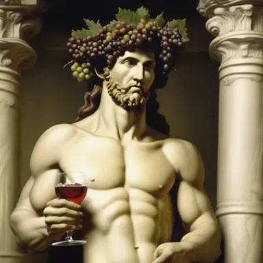 In Greek mythology, Dionysus, the god of wine, was often depicted holding an ampulla in his hand.