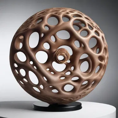The artist created a mesmerizing sculpture inspired by the intricate structure of the ampulla.