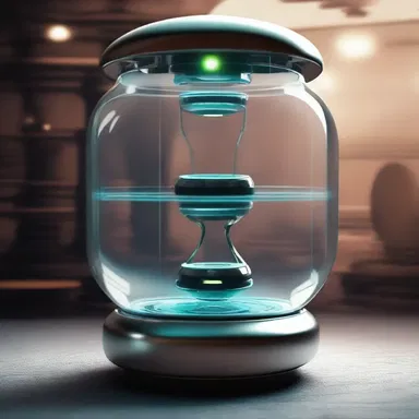 In the science fiction story, a futuristic device called the ampulla allows instant teleportation across galaxies.