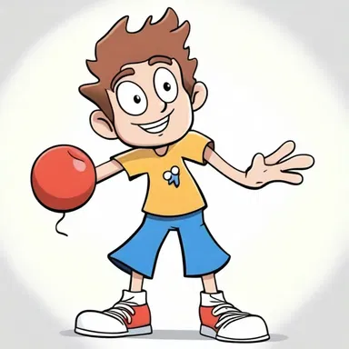 In the cartoon, the character stumbles upon an ampulla that grants them extraordinary abilities.