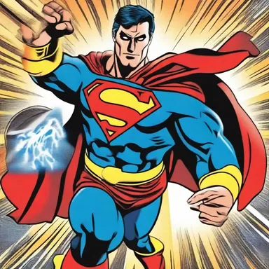 The comic book superhero receives their powers from an ancient and powerful ampulla.
