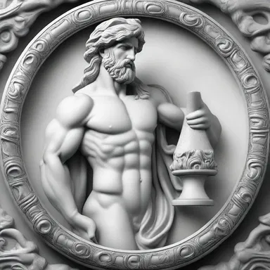 According to Greek mythology, the gods bestowed the ampulla upon the hero as a gift of divine protection.