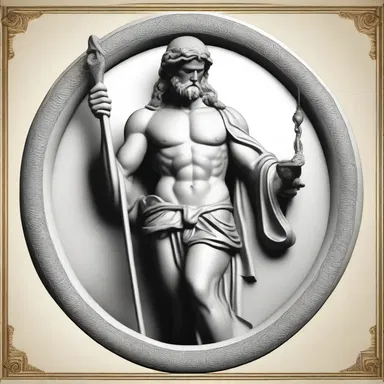 According to Greek mythology, the gods bestowed the ampulla upon the hero as a gift of divine protection.