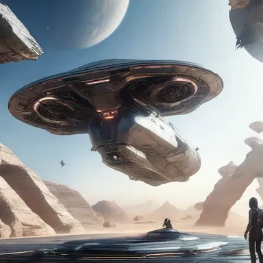 The sci-fi film showcases futuristic spaceships with advanced propulsion systems known as ampullas.