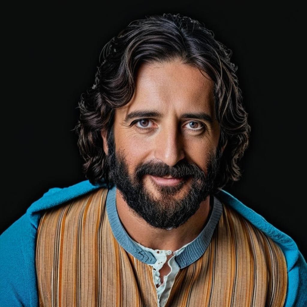 Elegant Portrait of a Bearded Actor