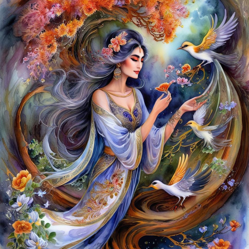 Enchanting Fantasy: Fairy and Mermaid in a Dreamlike World