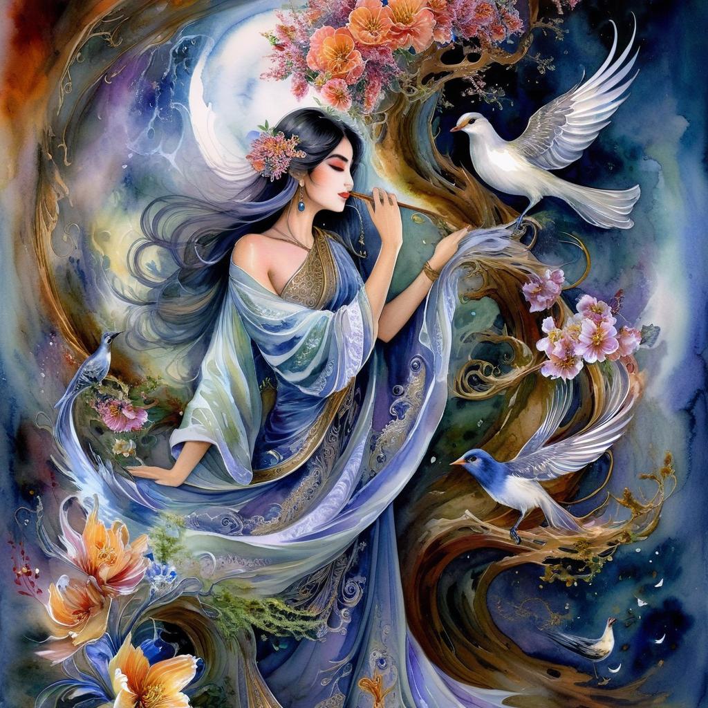 Enchanting Fairy: Mythical Beauty & Nature's Touch