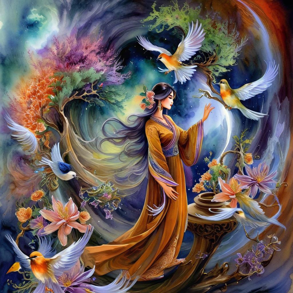 Dive into Myth: Elegance of a Deity