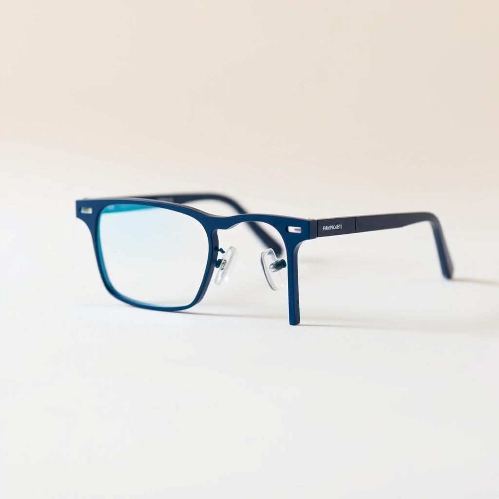 A sleek and elegant pair of glasses designed as a new product from the Lego brand