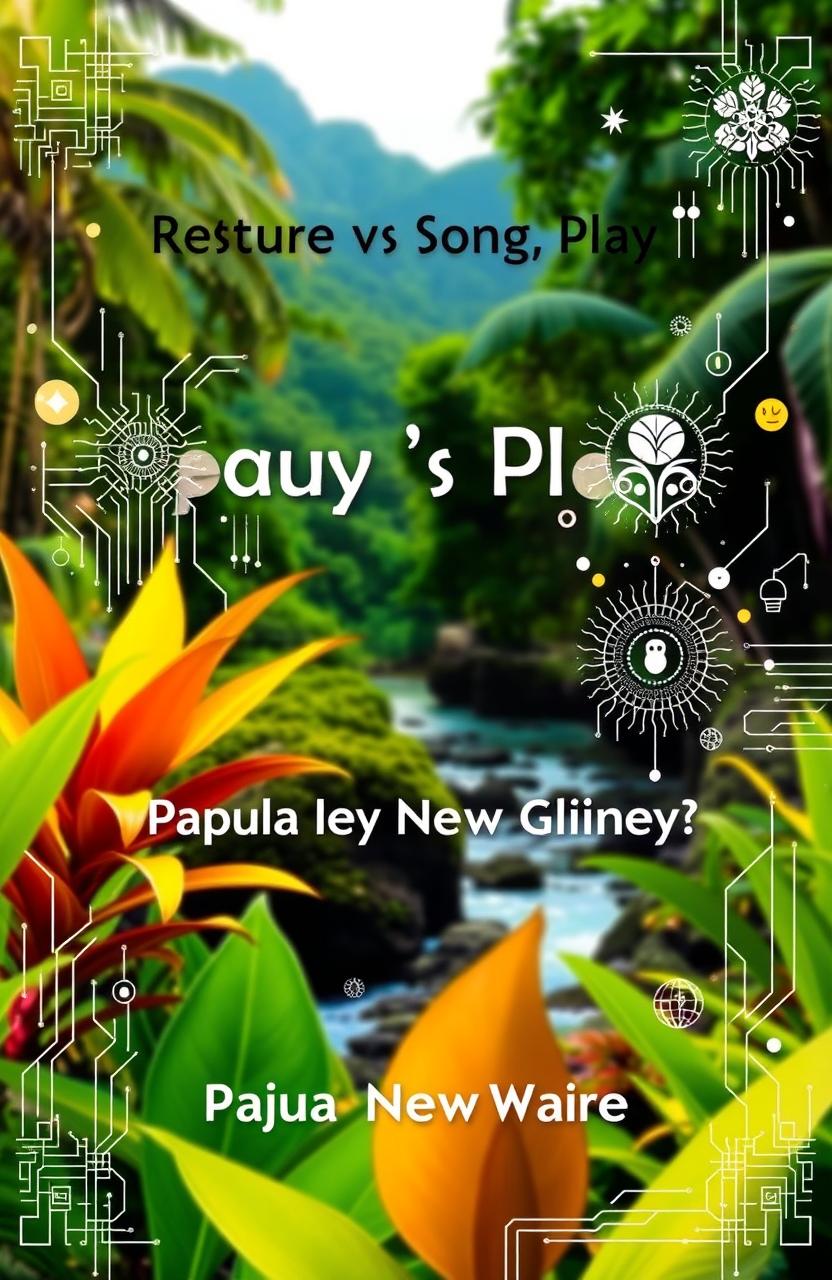 A vibrant and artistic book cover design that creatively combines elements of poetry, song, play, and story