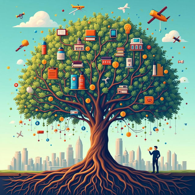 Create a compelling book cover for 'Mind to Market - Why Active Participation in the Knowledge Economy Matters for All'
