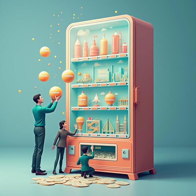 Create a 3D book cover for 'Mind to Market - Why Active Participation in the Knowledge Economy Matters for All'