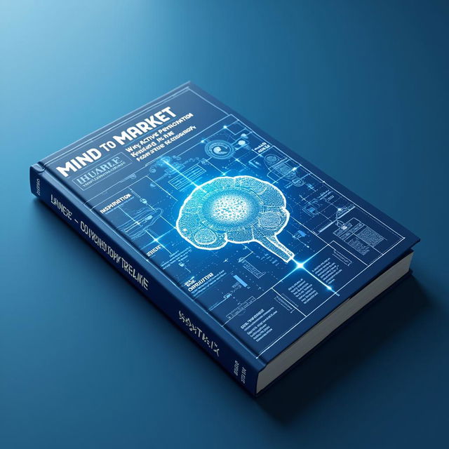Create a 3D book cover for 'Mind to Market - Why Active Participation in the Knowledge Economy Matters for All'