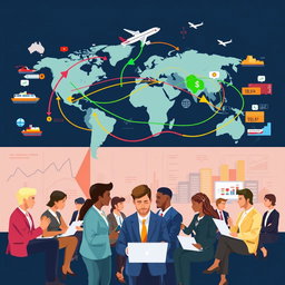 An illustrative representation of international business economics theory