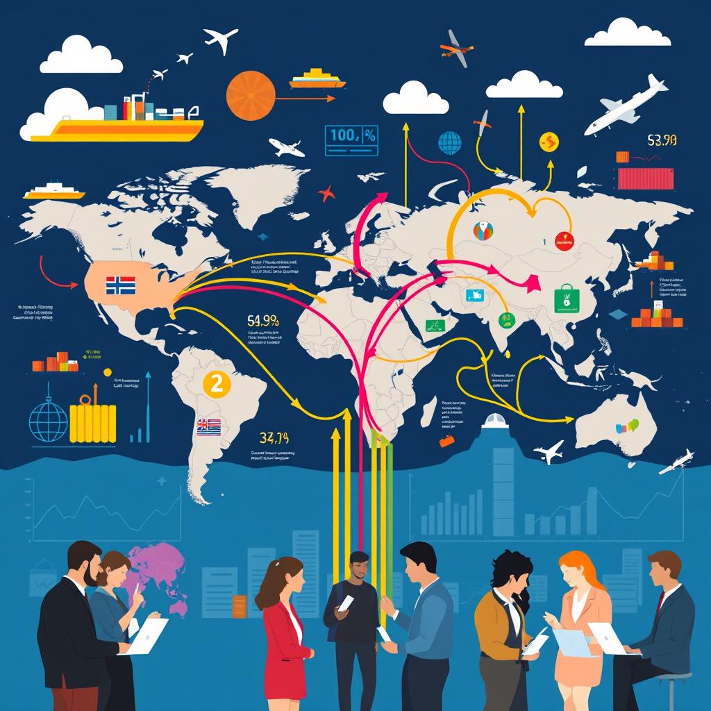 An illustrative representation of international business economics theory