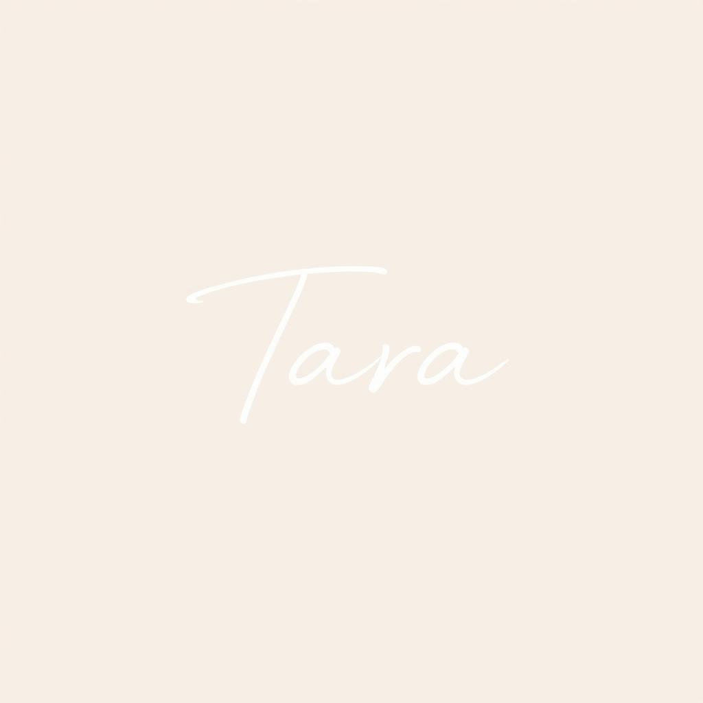 A simple yet beautiful signature design featuring the name 'Tara'