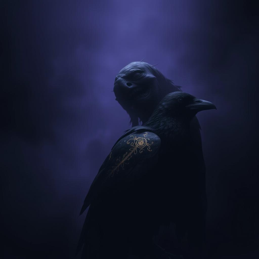 A hauntingly beautiful scene depicting the melancholy of longing and loss