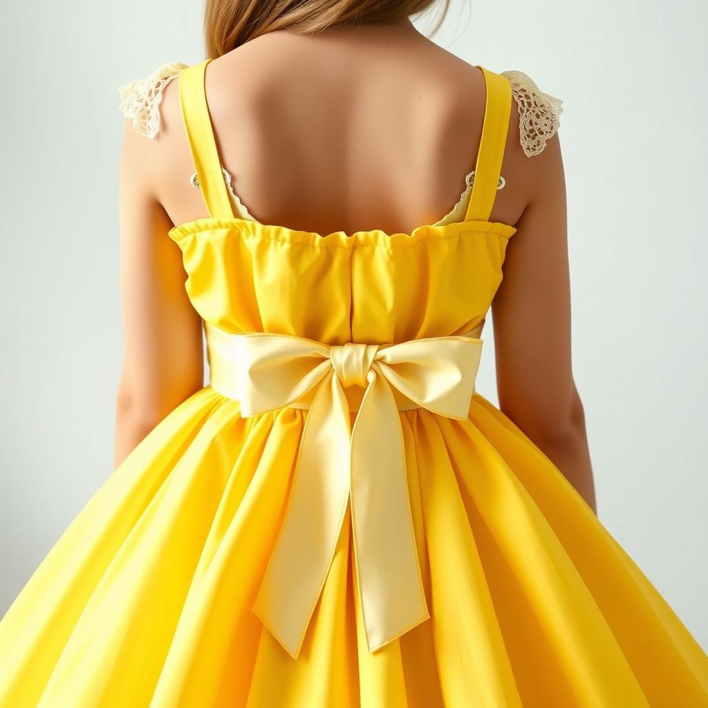 A beautiful skirted dress featuring a multi-layered fabric skirt underneath