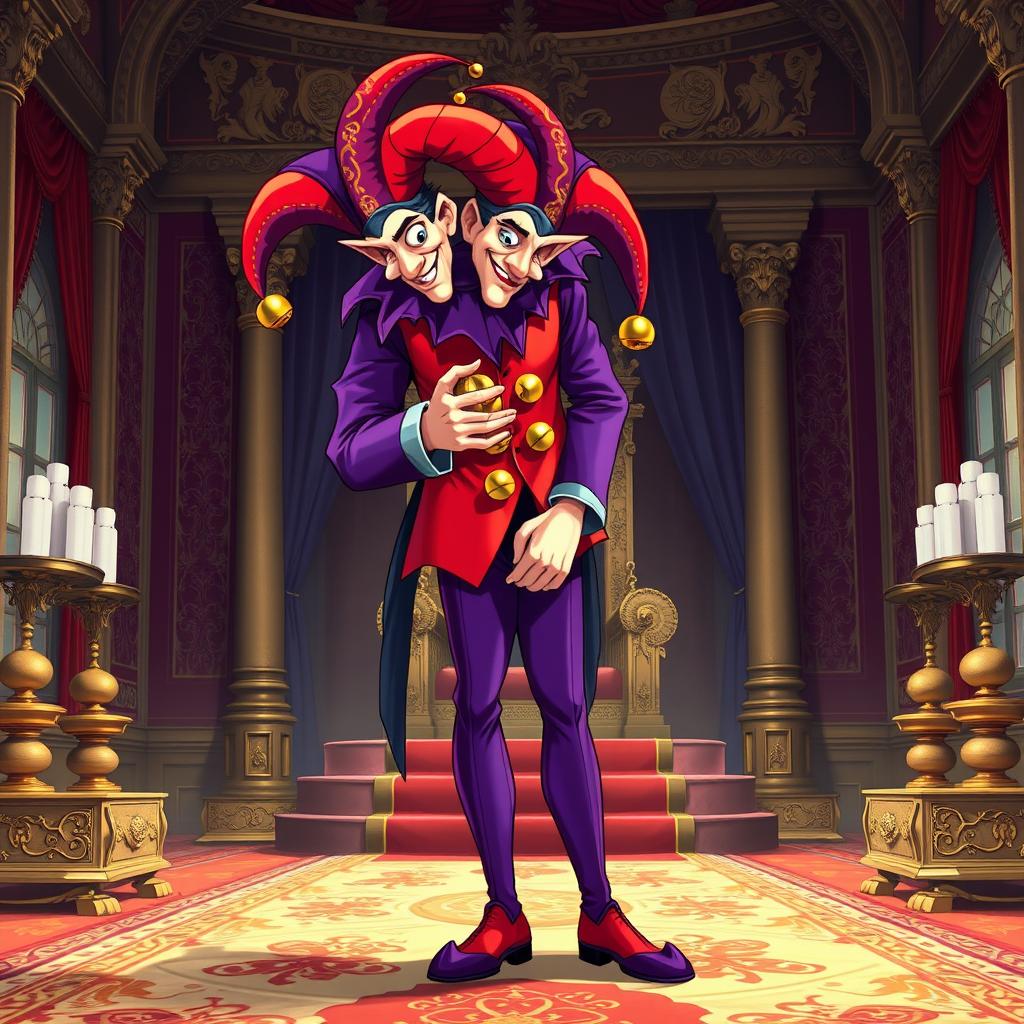 Enchanting Jester in the Throne Room