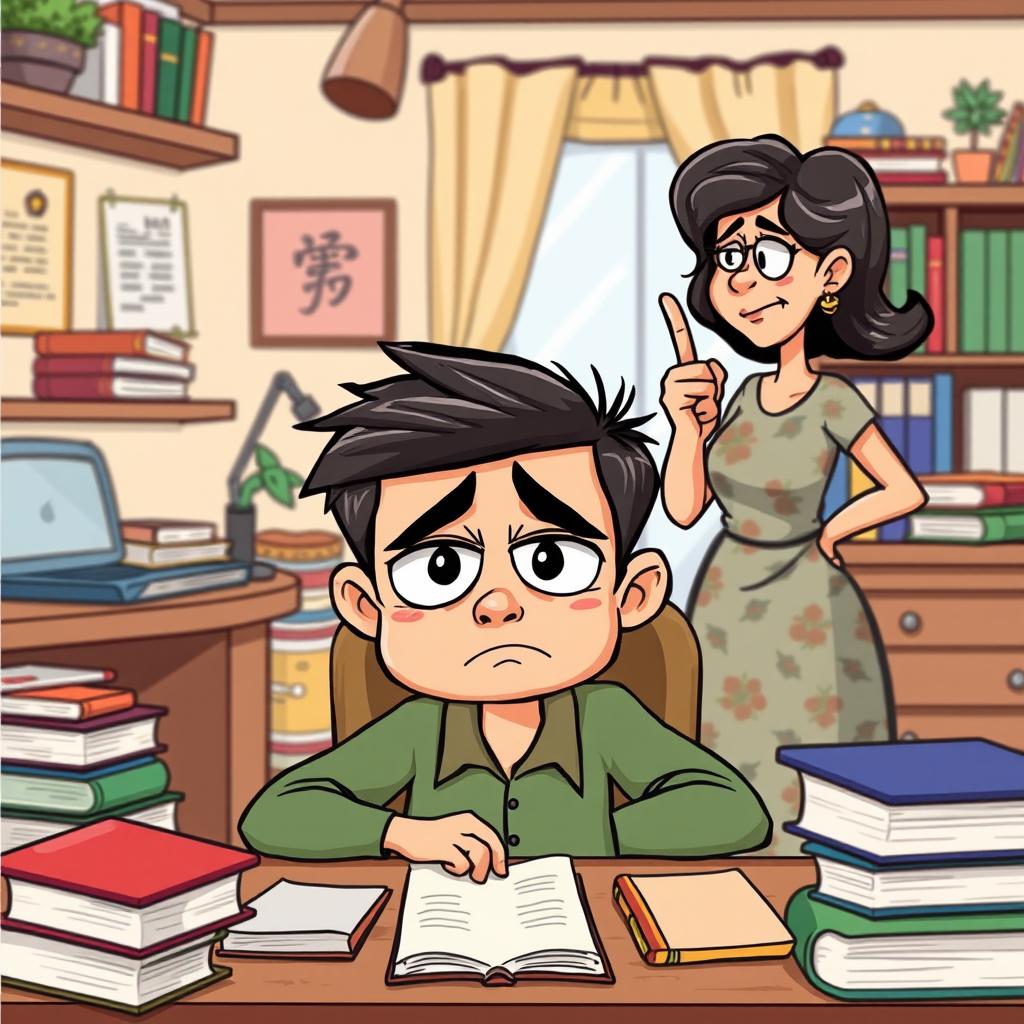 When Homework Hits Hard: A Humorous Take