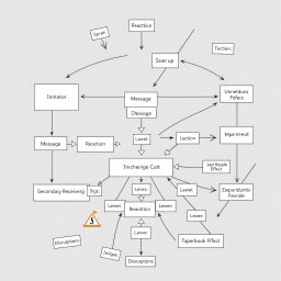 A detailed flowchart diagram illustrating a communication model
