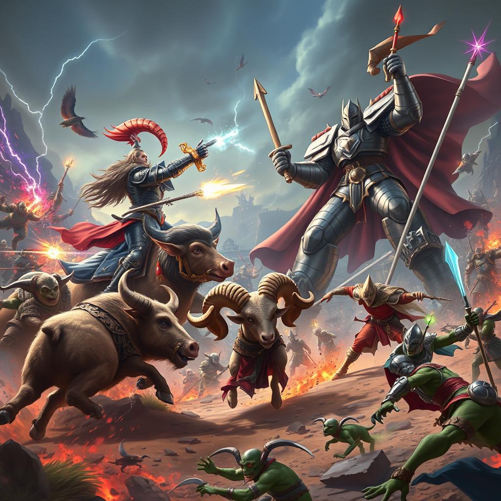 Epic Fantasy Clash: Hog Rider vs Ram Rider