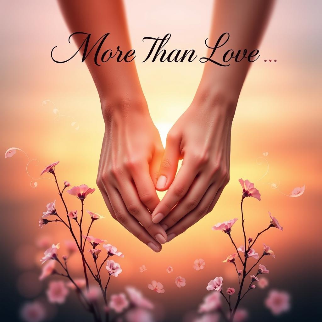 An artistic interpretation of the book cover for 'More Than Love'