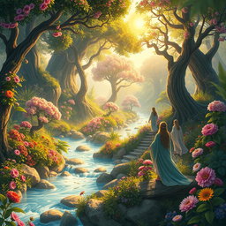 An interpretation of 'Behesht Shenad' (Shaddad's Paradise) from Persian mythology