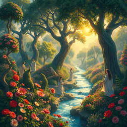 An interpretation of 'Behesht Shenad' (Shaddad's Paradise) from Persian mythology