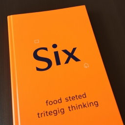 The cover of a book titled 'Six' with the subheading 'Focused Strategic Thinking'