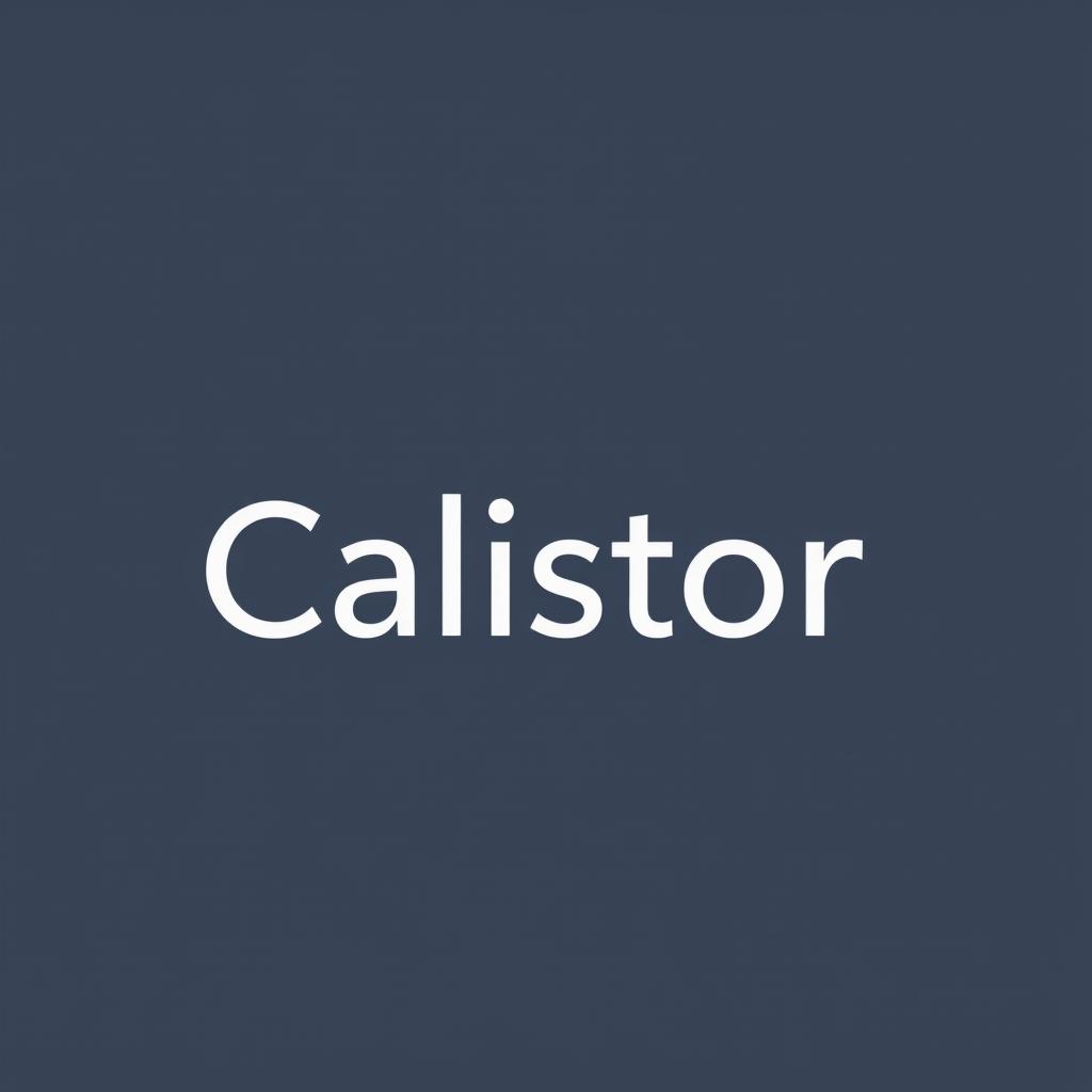 A minimalist and simple bag craft design for a technology and mobile accessories store named 'Calistor'