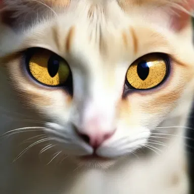 The mythical creature had an amygdaliform face with almond-shaped eyes.