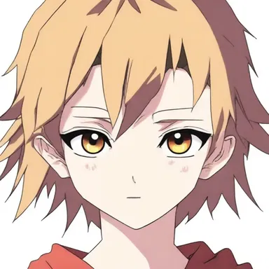 The protagonist in the anime had distinct amygdaliform eyes, a common characteristic in Japanese animation.