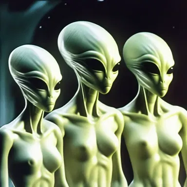 In the science fiction novel, the alien beings were described as having amygdaliform heads and elongated almond-shaped bodies.