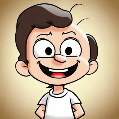 The cartoon character had an amygdaliform face, making it instantly recognizable and memorable.