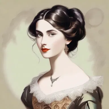 In the descriptive passage, the author portrayed the protagonist's face as amygdaliform, conveying a sense of elegance and grace.