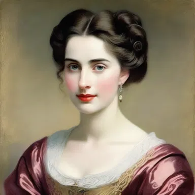 In the descriptive passage, the author portrayed the protagonist's face as amygdaliform, conveying a sense of elegance and grace.
