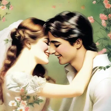 The romantic novel described the protagonist's lover as having an amygdaliform smile, which enchanted everyone who saw it.