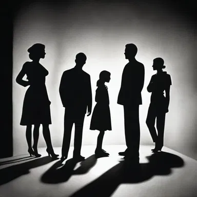 The film director used clever lighting techniques to create shadows that formed amygdaliform silhouettes on the screen.