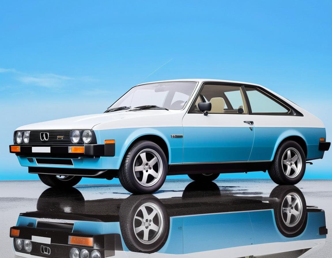 Park Serenity: The Blue Sedan Spectacle