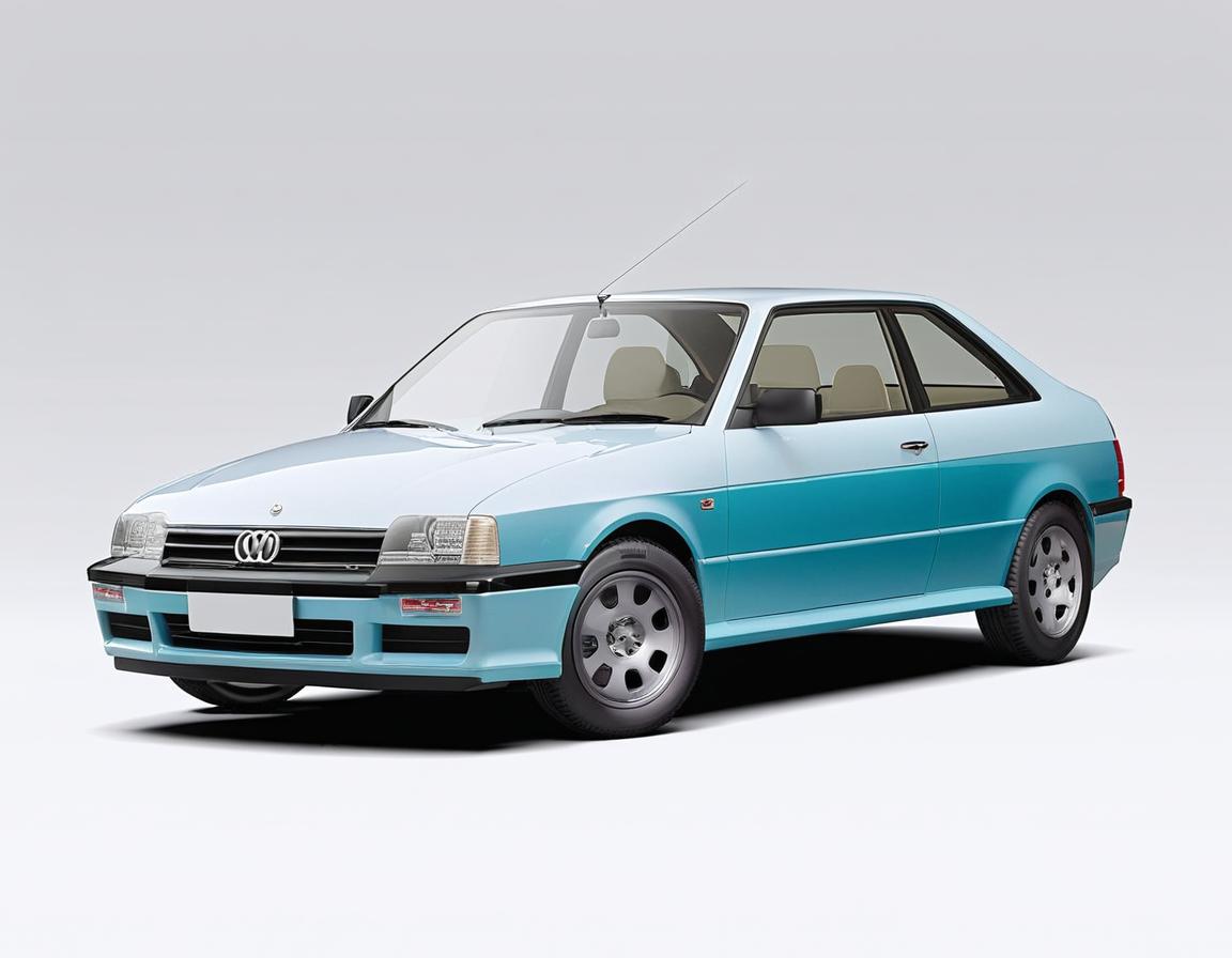 Stunning Blue Sedan Model: Realism at Its Best