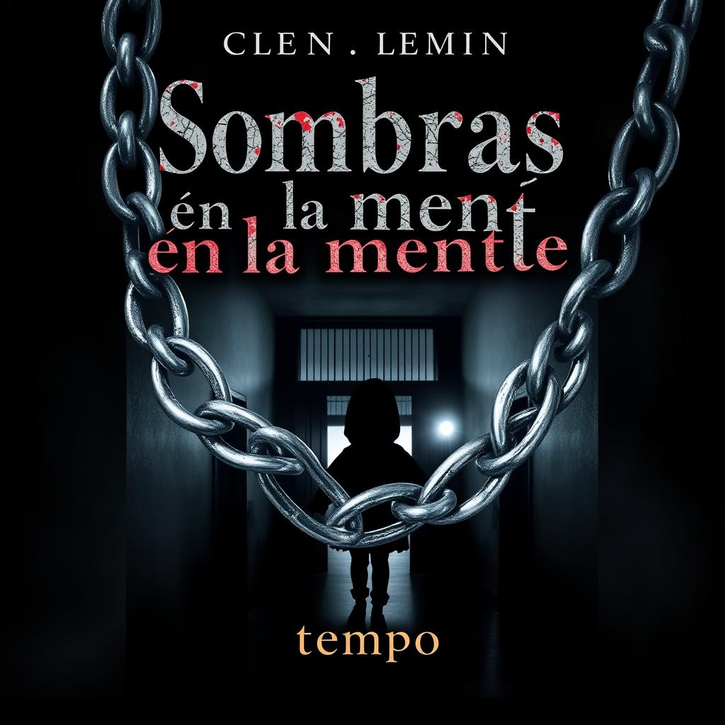 A dark and haunting book cover design featuring an eerie, close-up image of a silver necklace with intricate, twisting patterns that glimmer ominously against a black background