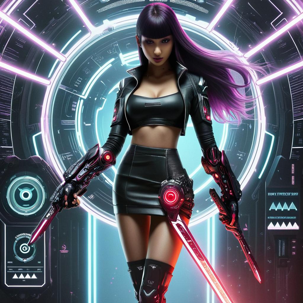 Unleash Your Inner Warrior: Fierce Heroine in Battle Armor