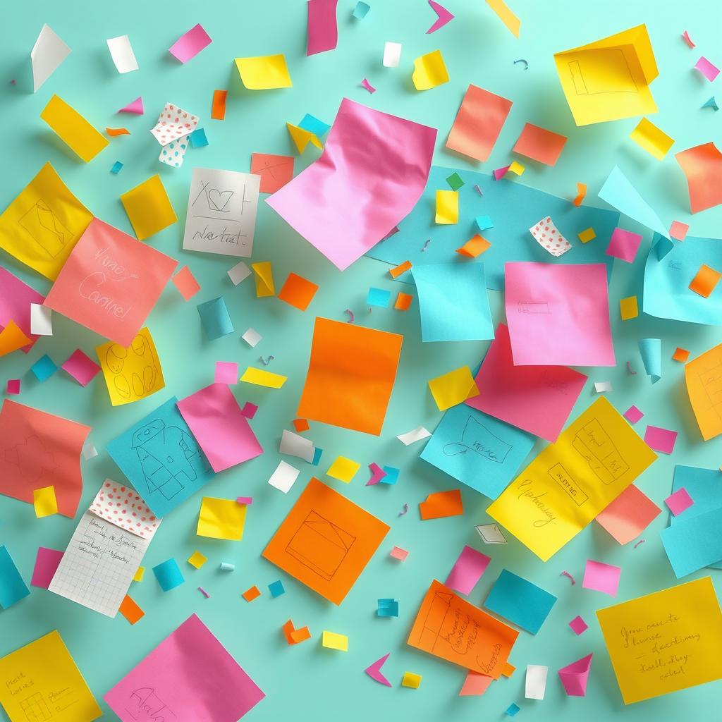 Dynamic Paper Animation: Vibrant Showcase
