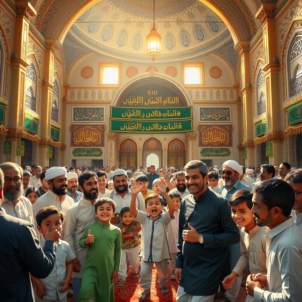 Eid Celebration at the Masjid: A Joyful Gathering