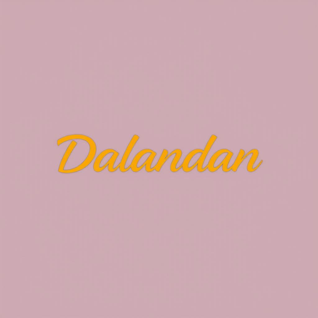 A modern and minimalist logo design for a brand named 'Dalandan'